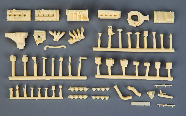 ホビーデザイン 1/24 ニッサン RB26DETT エンジンキット R34用