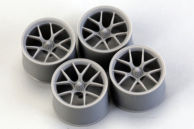 ホビーデザイン 1/24 18インチ BBSホイール ポルシェ 911 RSR GT3 対応