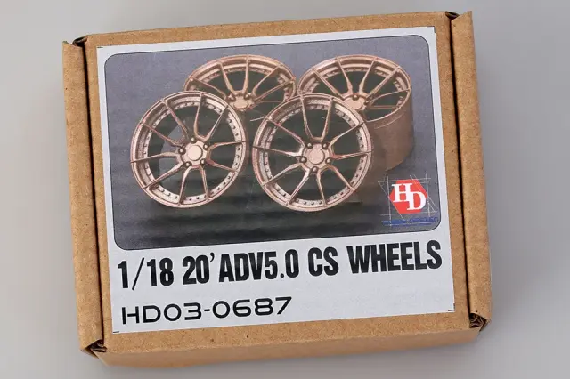 ホビーデザイン 1/18 20インチ ADV5.0 CS ホイールセット HD03-0687