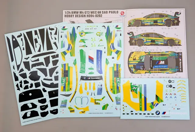 ホビーデザイン 1/24 BMW M4 GT3 WEC サンパウロ 6h 2025 No.31 HD04-0202