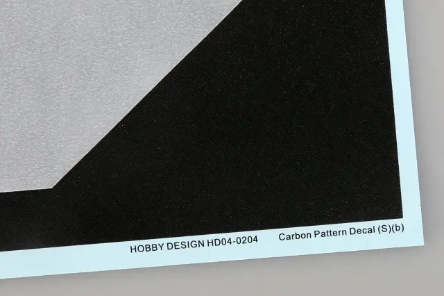 ホビーデザイン 1/24推奨 カーボンパターン デカール S Bタイプ　HD04-0204　