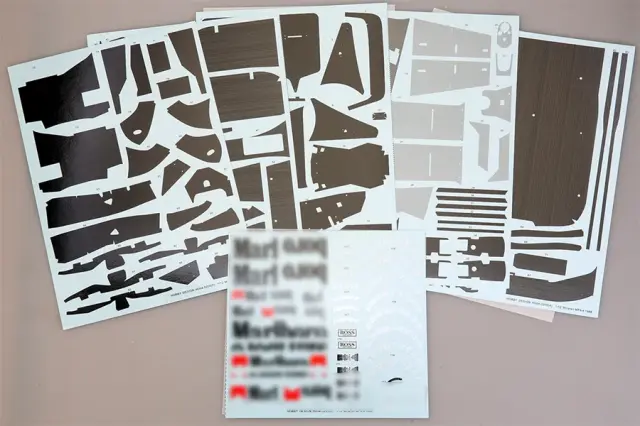 ホビーデザイン 1/12 マクラーレン MP4/4 タバコデカール & カーボンデカール プラッツ/Beemax対応 HD04-0205