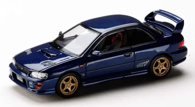 [予約] ホビージャパン 1/64 スバル インプレッサ ピュアスポーツクーペ WRX type R STi Ver.6 グランブルーマイカ　HJ641079GDB