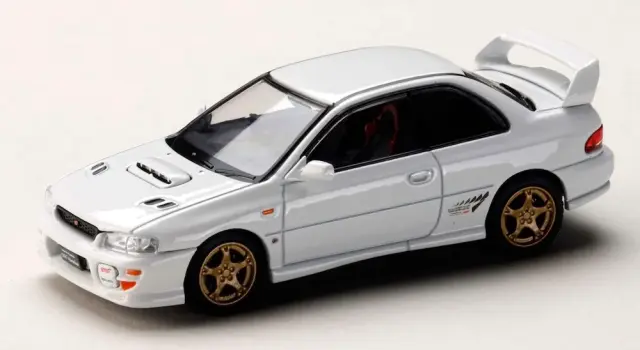 [予約] ホビージャパン 1/64 スバル インプレッサ ピュアスポーツクーペ WRX type R STi Ver.6 ピュアホワイト　HJ641079GW