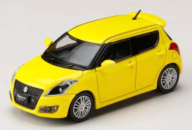 [予約] ホビージャパン 1/64 スズキ スイフトスポーツ (ZC32S) チャンピオンイエロー　HJ641082Y