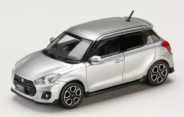 [予約] ホビージャパン 1/64 スズキ スイフトスポーツ (ZC33S) プレミアムシルバーメタリック　HJ641083AS