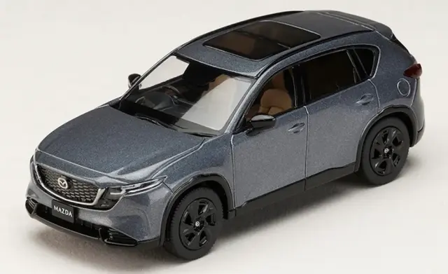 [予約] ホビージャパン 1/64 マツダ CX-5 マシーングレープレミアムメタリック　HJ641093MG