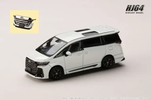 ミニカー　1/64 トヨタ　ヴェルファイア　改造 トミカサイズ】MODEL1 トヨタヴェルファイア Zpremier（ブラック