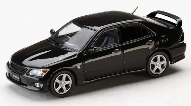 [予約] ホビージャパン 1/64 トヨタ アルテッツァ RS200 (E10) 1998 純正オプション装着車 ブラック　HJ642080BBK