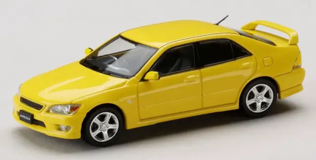 [予約] ホビージャパン 1/64 トヨタ アルテッツァ RS200 (E10) 1998 純正オプション装着車 スーパーブライトイエロー　HJ642080BY