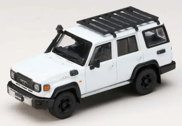 [予約] ホビージャパン 1/64 トヨタ ランドクルーザー 70 (GDJ76W) 2023 カスタムバージョン スーパーホワイトll HJ642090W