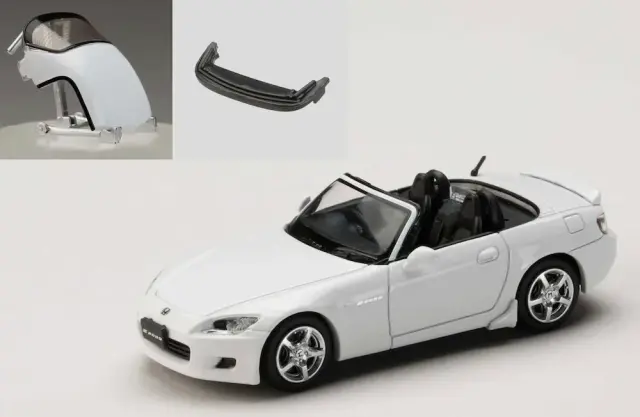 [予約] ホビージャパン 1/64 ホンダ S2000 AP1 カスタムバージョン グランプリホワイト　HJ643020BW