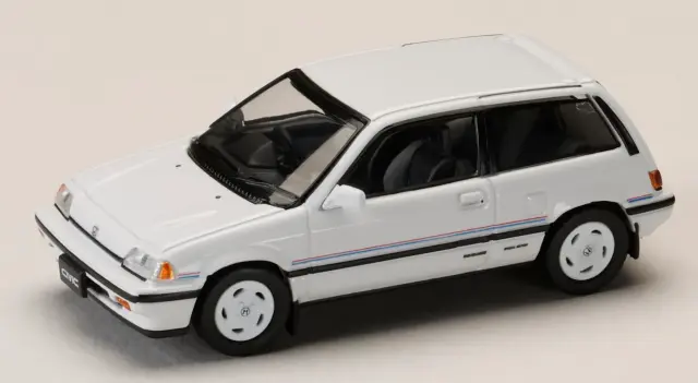 [予約] ホビージャパン 1/64 ホンダ シビック (AT) 後期型 スペシャルエディション ホワイト　HJ643029FW
