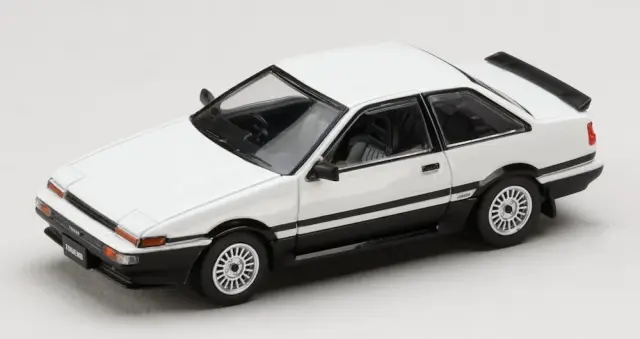 [予約] ホビージャパン 1/64 トヨタ スプリンタートレノ GT APEX (AE86) 2 DOOR 後期型 ホワイト/ブラック　HJ643095WK