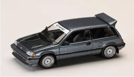 [予約] ホビージャパン 1/64 ホンダ シビック (AT) 後期型 / JDM ストリートレーサー ブルー HJ645029BL