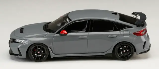 [予約] ホビージャパン 1/43 ホンダ シビック TYPE R (FL5) レーシングブラックパッケージ 純正オプション装着車 ソニックグレーパール　HJD431004GM