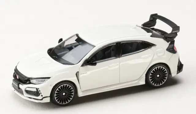 [予約] ホビージャパン 1/64 無限 ホンダ シビック TYPE R (FK8) 2017 チャンピオンシップホワイト　HJDM011-23