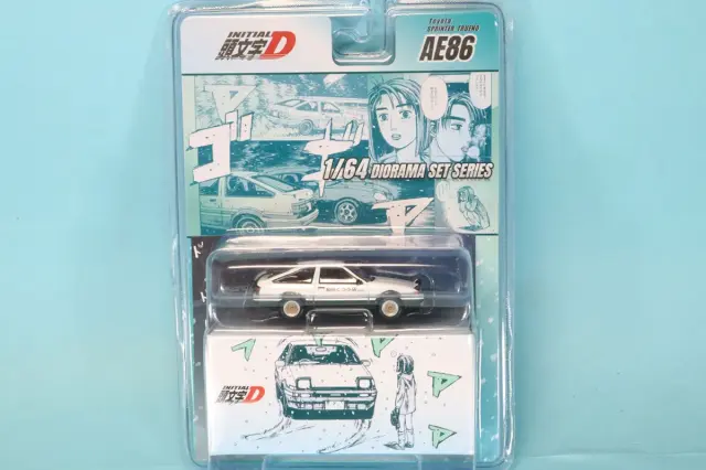 ホビージャパン 1/64 トヨタ プリンター トレノ (AE86) 頭文字D 藤原拓海 VS 中里毅 HJDMD001C
