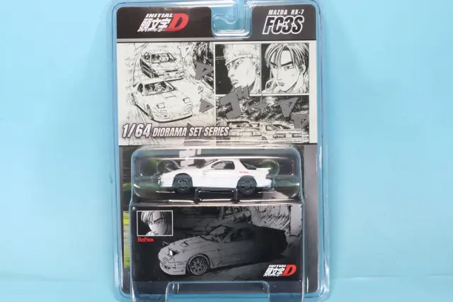 ホビージャパン 1/64 マツダ RX-7 (FC3S) RedSuns / 頭文字D 高橋涼介 VS 須藤京一 HJDMD003B