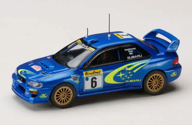 [予約] ホビージャパン 1/64 スバル インプレッサ WRC 1999 No.6モンテカルロ ラリー ユハ・カンクネン　HJR645041B