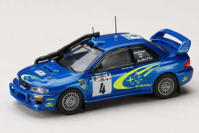[予約] ホビージャパン 1/64スバル インプレッサ WRC 2000 No.4 サファリラリー ユハ・カンクネン　HJR646041F