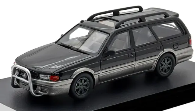 [予約] ハイストリー 1/43 マツダ カペラ ワゴン FX 1994 ブリリアントブラック／サイレントシルバーメタリック　HS506BK
