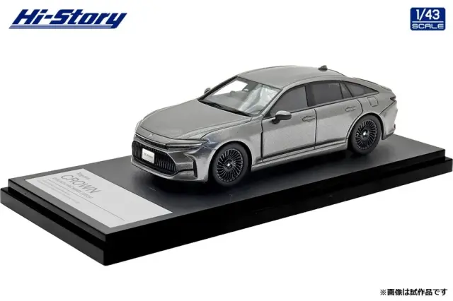 [予約] ハイストーリー 1/43 トヨタ クラウン Z ブラックパッケージ 2024 プレシャスメタル　HS525SL