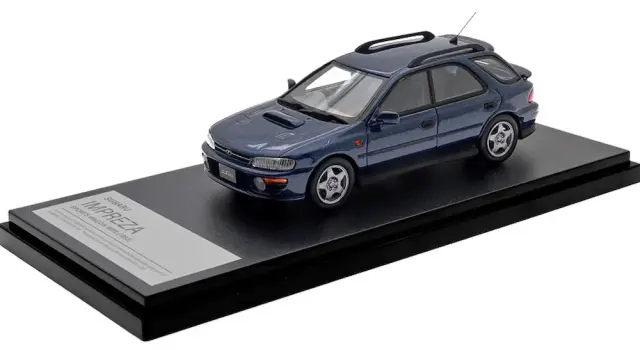 [予約] ハイストーリー 1/43 スバル インプレッサ スポーツワゴン WRX (1993) ブルー　HS526BL