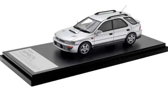 [予約] ハイストーリー 1/43 スバル インプレッサ スポーツワゴン WRX (1993) シルバー　HS526SL