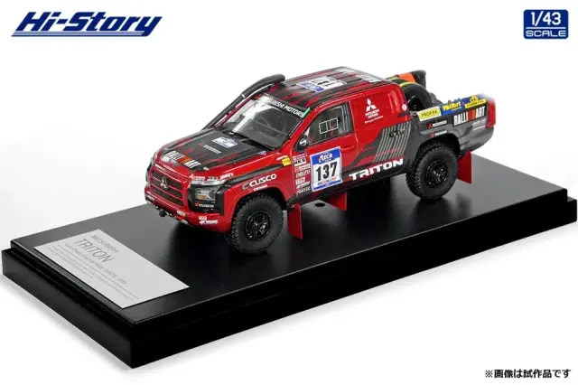 [予約 ハイストーリー 1/43 ミツビシ トライトン アジア クロスカントリーラリー 2024 No.137　HS541