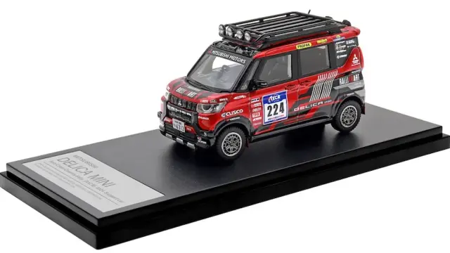 [予約] ハイストーリー 1/43 ミツビシ デリカミニ アジアクロスカントリーラリー 2024 サポートカー　HS544