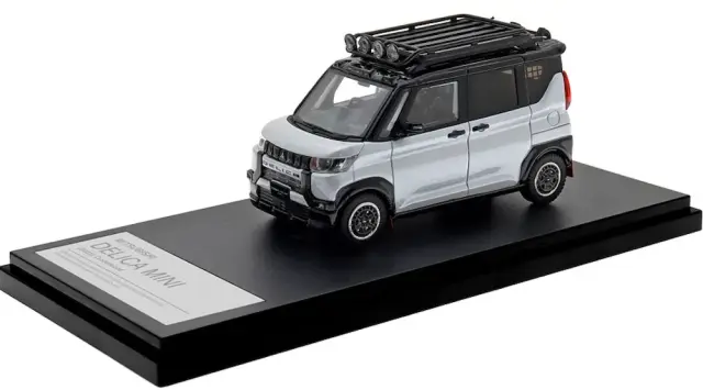 [予約] ハイストーリー 1/43 ミツビシ デリカミニ 2023 カスタマイズ ホワイトパール×ブラックマイカ　HS545WH