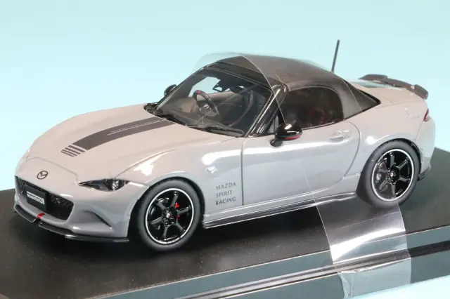 ハイストーリー 1/43 マツダ スピリット レーシング ロードスター 12R 2025 エアログレーメタリック　HS546AG
