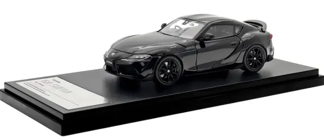 [予約] ハイストーリー 1/43 トヨタ GR スープラ RZ 2025 ブラックメタリック　HS575BK