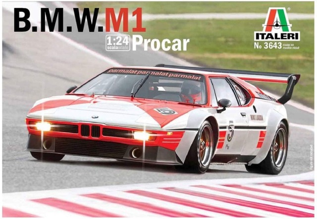 イタレリ 1/24 プラモデル BMW M1 プロカー 1979 日本語組み立て説明書付き　03643