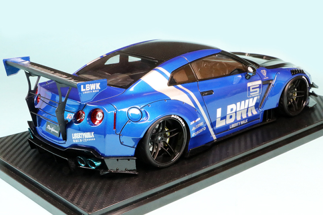 イグニッションモデル 1/18 LB-WORKS ニッサン GT-R R35 type2 ブルー  