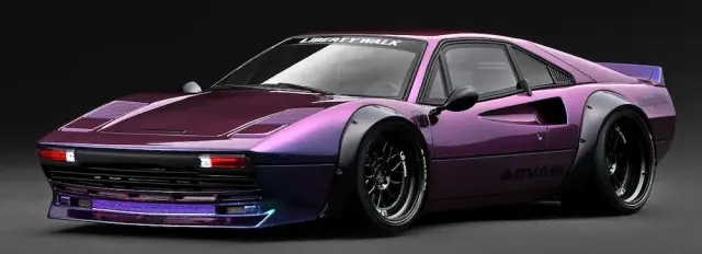 [予約] イグニッションモデル 1/18 LB-ワークス フェラーリ 308 パープルメタリック　IG3748