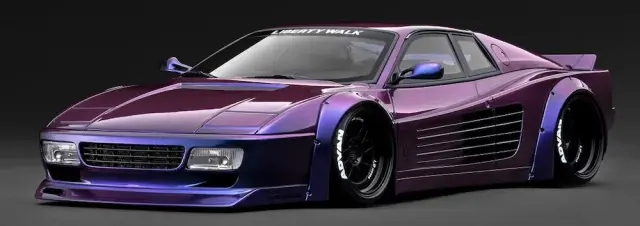 [予約] イグニッションモデル 1/18 リバティウォーク LB- WORKS フェラーリ  512 パープルメタリック IG3792