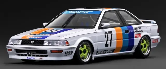 [予約] イグニッションモデル 1/18 トラスト トヨタ カローラ レビンNo.27 1991 JTC　IG3864