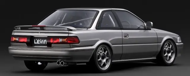 ignitionmodel　1/18　トヨタ　カローラ　レビン　GT-Apex 1/18 Toyota Corolla Levin(AE86) 2Dr GT Apex Black/Silver【IG0556