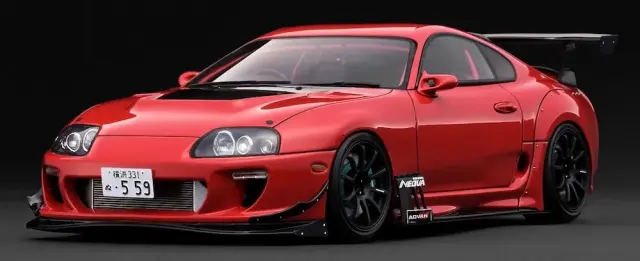 [予約] イグニションモデル 1/18 トヨタ スープラ RZ (JZA80) ORIDO-STREET Ver. レッド IG3885