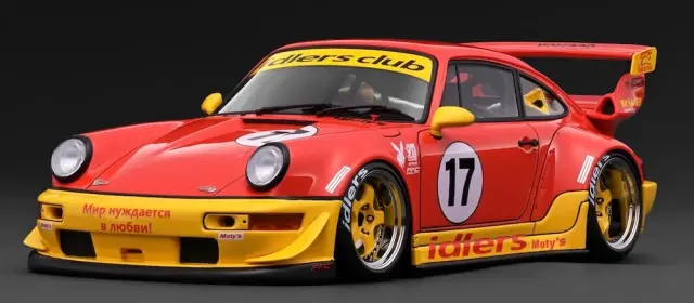 [予約] イグニションモデル 1/18 RWB 964 レッド／イエロー IG3948