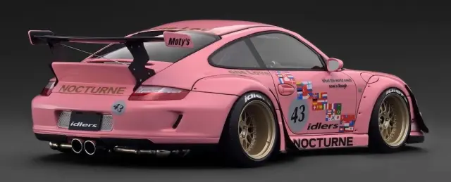 予約] イグニッションモデル 1/18 ポルシェ RWB 997 ピンク IG3959