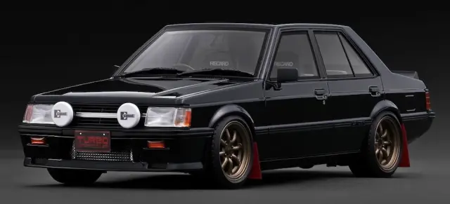 [予約] イグニッションモデル 1/18 ミツビシ ランサーEX GSRターボ (A175A) ブラック ※フォグランプ　IG3966