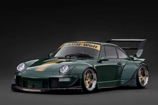 [予約] イグニッションモデル 1/18 ポルシェ RWB 993 グリーンメタリック　IG4145