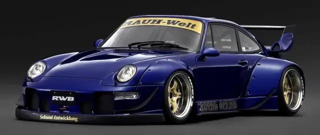 [予約] イグニッションモデル 1/18 ポルシェ RWB 993 ブルーメタリック　IG4155