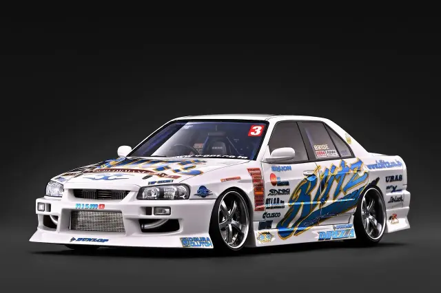 [予約] イグニッションモデル 1/18 URAS スカイライン ER34 2004 D1 スペック レプリカ　IG4195