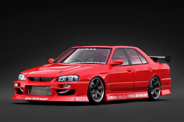 [予約] イグニッションモデル 1/18 URAS スカイライン ER34 レッドメタリック　IG4198