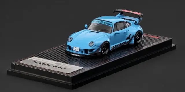予約] PGM 1/64 ポルシェ RWB 993 パープルメタリック ノーマル台座