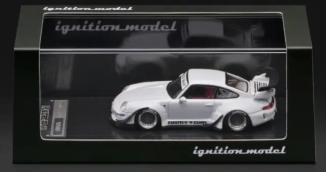 予約] イグニッション 1/64 ポルシェ RWB 993 ホワイトメタリック